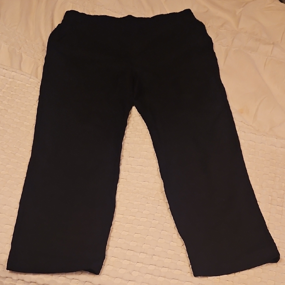 Badgley Mischka Black Capris Xl